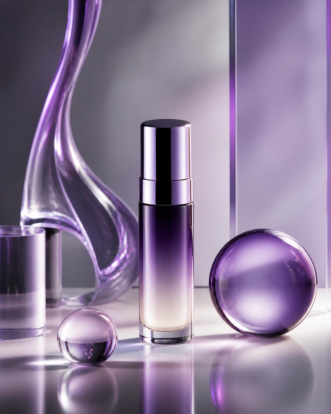 Campanha premium de beleza criada com IA